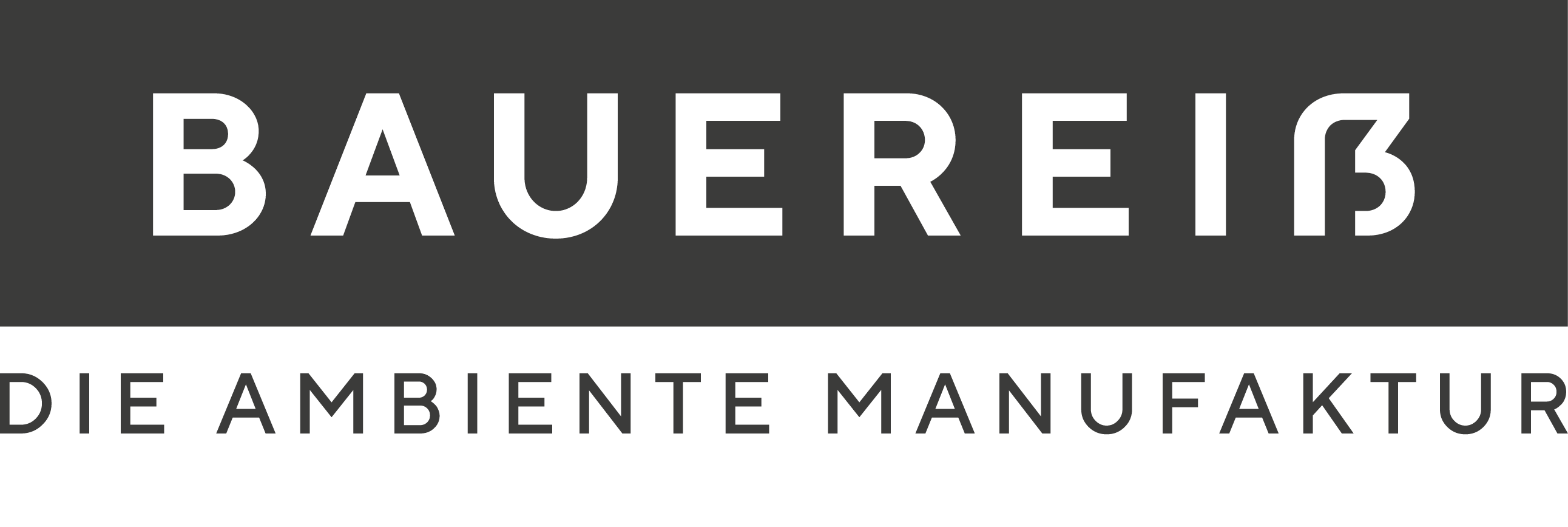 Logo von BAUEREIẞ - Die Ambiente Manufaktur