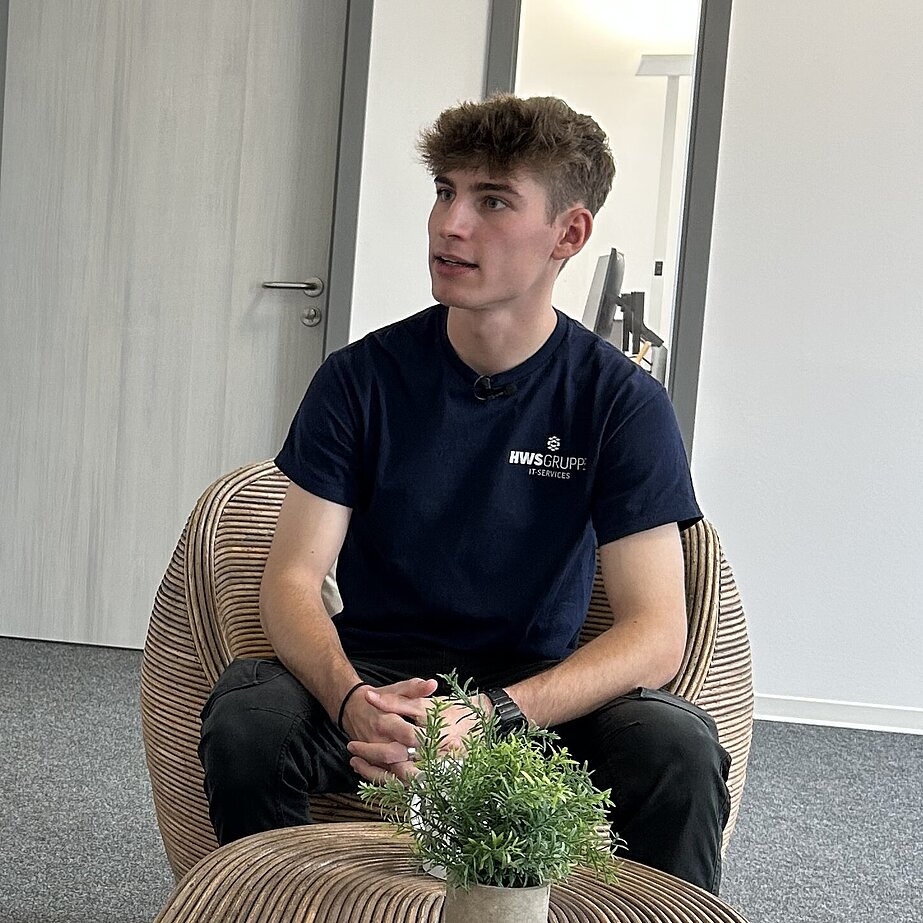 Freddy Azubi bei HWS