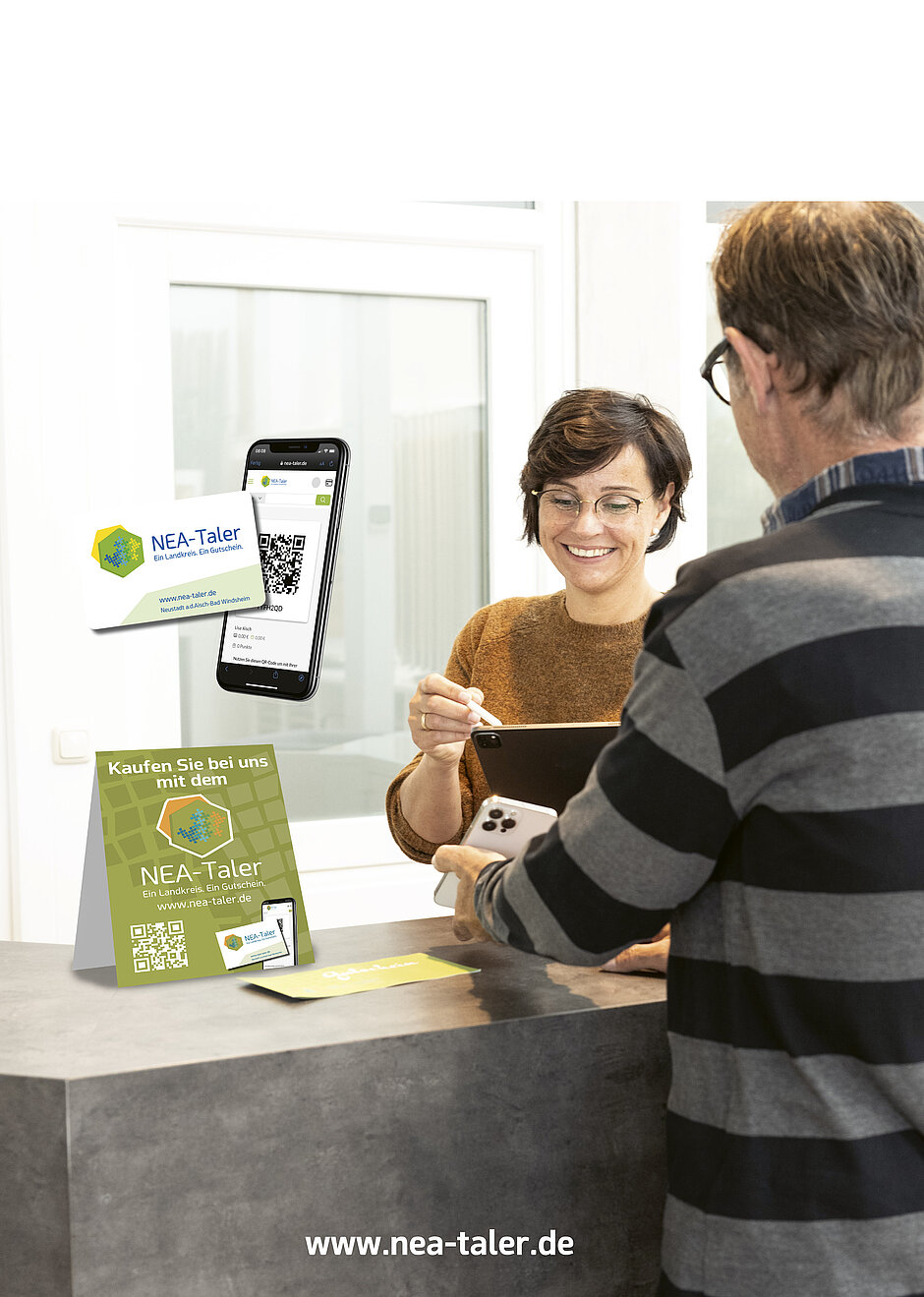 NEA-Taler Gutschein wird eingelöst