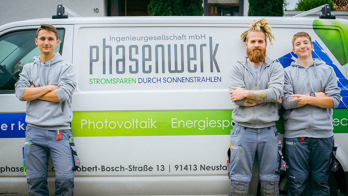 Teil unseres Elektroteams