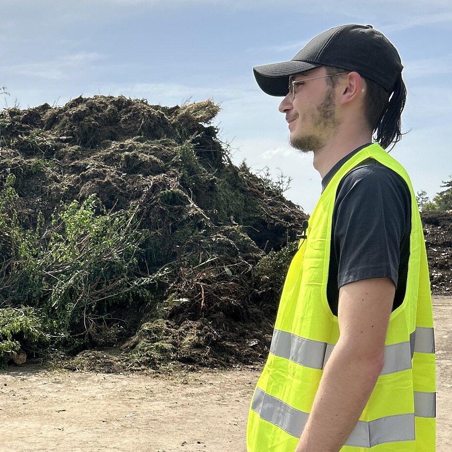 Nils azubi auf der EVA Dettendorf 